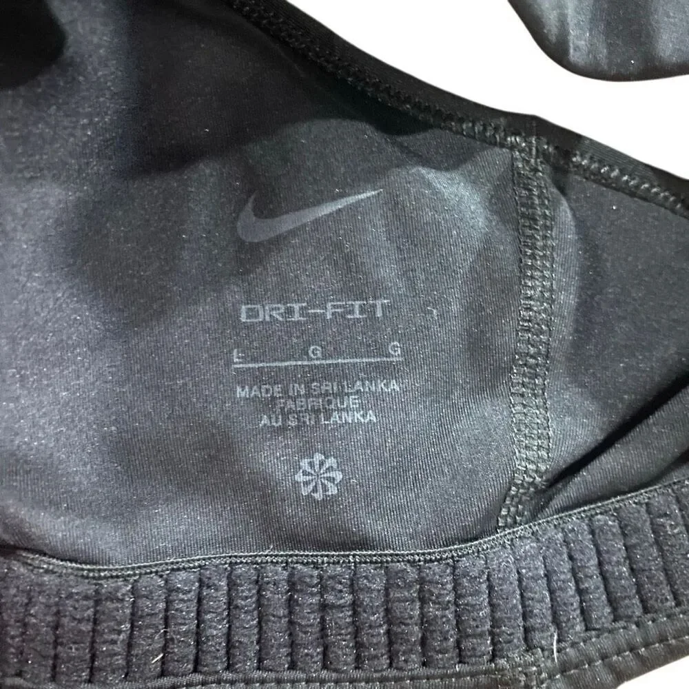 Nike dry fit sports bra, black large - Picture 3 of 4